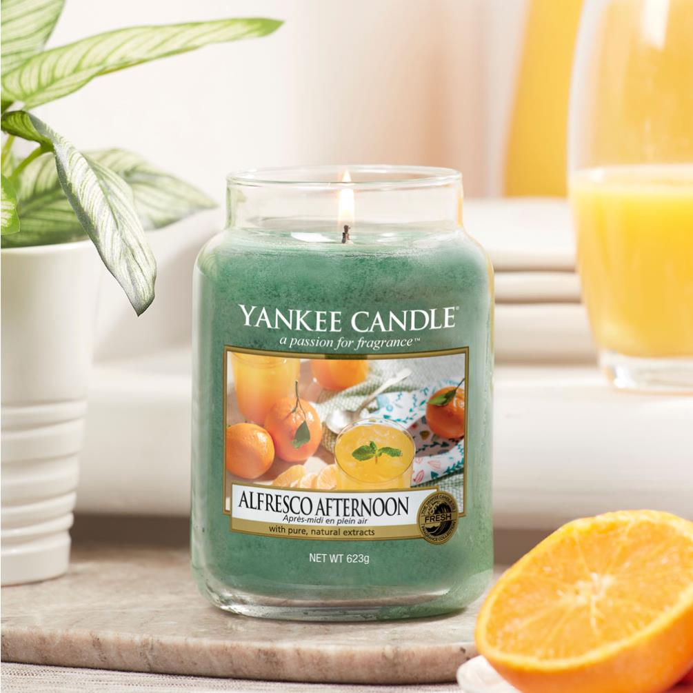 Yankee Candle Alfresco Afternoon Large Jar Extra Image 1